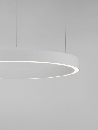 9558603 Lustra Nova Luce STING LED 50W 2968lm 3000K Aluminium & Acrylic Sandy White Dimabil Triac IP20 [1]