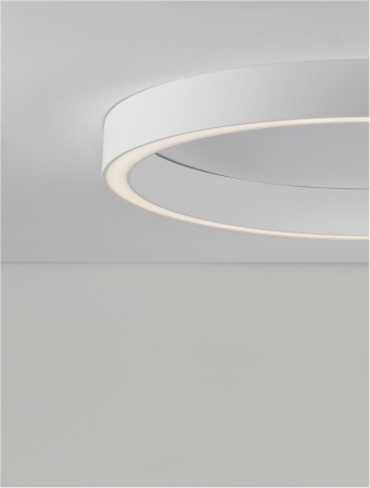 9558630 Plafoniera Nova Luce STING LED 50W 2968lm 3000K Aluminium & Acrylic Sandy White Dimabil Triac IP20 [1]