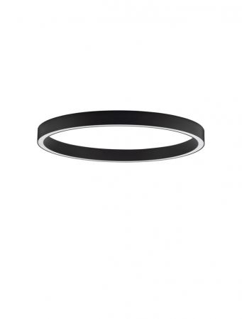 9558670 Plafoniera Nova Luce STING LED 60W 3389lm 3000K Aluminium & Acrylic Sandy Black Dimabil Triac IP20