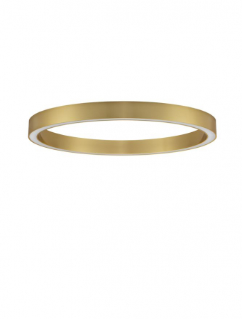 9558680 Plafoniera Nova Luce STING LED 60W 3389lm 3000K Aluminium & Acrylic Brass Gold Dimabil Triac IP20
