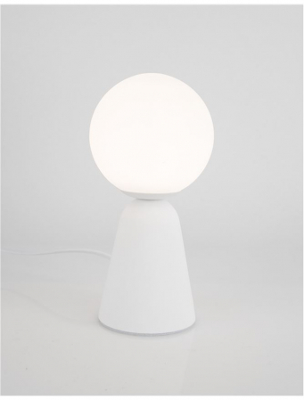 9577011 Veioza Nova Luce ZERO G9 1x5W   Gypsum & Opal Glass White  IP20 [3]