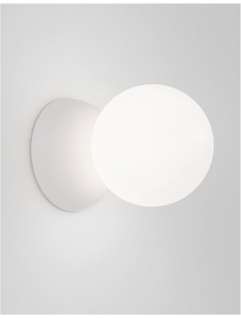 9577013 Aplica Nova Luce ZERO G9 1x5W   Gypsum & Opal Glass White  IP20 [2]
