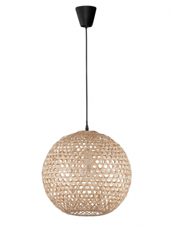 ILUMINAT - 9581501 Pendul Nova Luce MELODY E27 1x12W   Ratan Natural  IP20