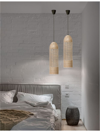 9585081 Pendul Nova Luce MIA E27 1x12W   Ratan Natural  IP20 [1]
