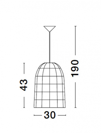 9586509 Pendul Nova Luce AURORA E27 1x12W   Ratan Natural  IP20 [7]