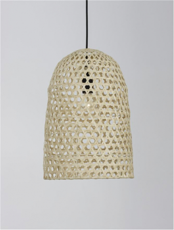 9586509 Pendul Nova Luce AURORA E27 1x12W   Ratan Natural  IP20 [3]