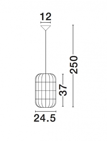 9587162 Pendul Nova Luce AURORA E27 1x12W   Ratan Ivory  IP20 [8]