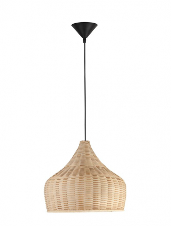 ILUMINAT - 9594341 Pendul Nova Luce MIA E27 1x12W   Ratan Natural  IP20
