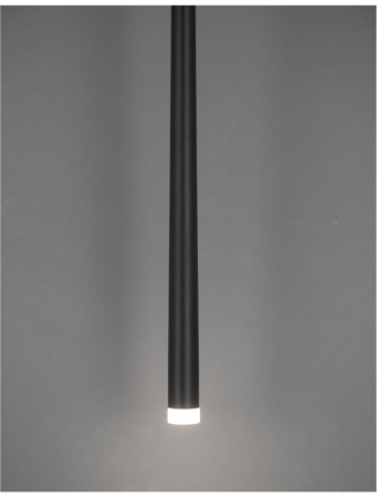 9601001 Pendul Nova Luce GIONO LED 3W 180lm 3000K IP20 Aluminiu/Acril Sandy Black [2]
