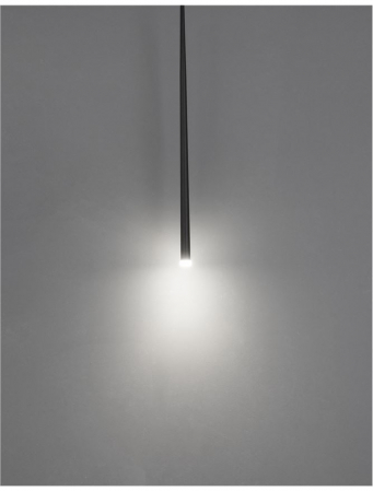 9601001 Pendul Nova Luce GIONO LED 3W 180lm 3000K IP20 Aluminiu/Acril Sandy Black [1]