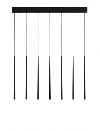 Moderne - 9601007 Suspensie Nova Luce GIONO LED 21W 1280lm 3000K IP20 Aluminiu/Acril Sandy Black
