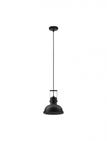 9624100 Pendul Nova Luce RUVI E27 1x12W   Metal Matt Black  IP20