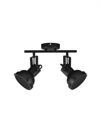 Moderne - 9624104 Plafoniera Nova Luce RUVI GU10 2x10W   Metal Matt Black  IP20
