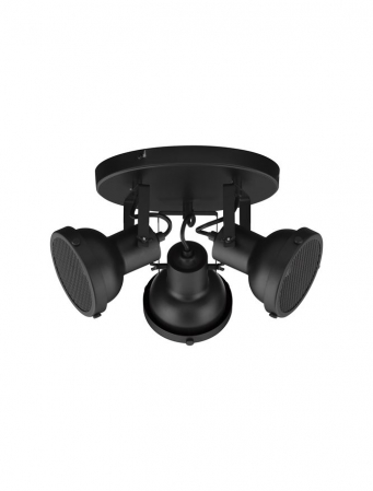 Moderne - 9624105 Plafoniera Nova Luce RUVI GU10 3x10W   Metal Matt Black  IP20