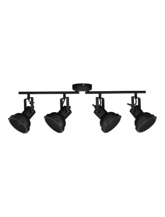 9624106 Plafoniera Nova Luce RUVI GU10 4x10W   Metal Matt Black  IP20