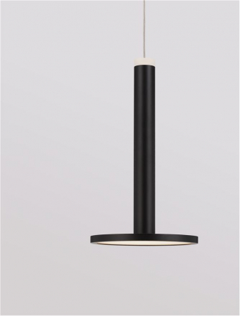 9695226 Pendul Nova Luce PALENCIA LED 10W 517lm 3000K Metal Matt Black Nedimabil IP20 [5]