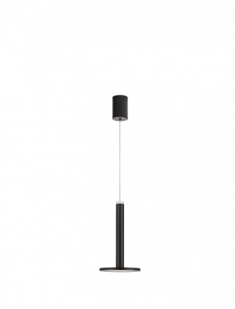 ILUMINAT - 9695226 Pendul Nova Luce PALENCIA LED 10W 517lm 3000K Metal Matt Black Nedimabil IP20