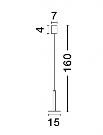 9695227 Pendul Nova Luce PALENCIA LED 10W 517lm 3000K Metal Satin Nickel Nedimabil IP20 [9]