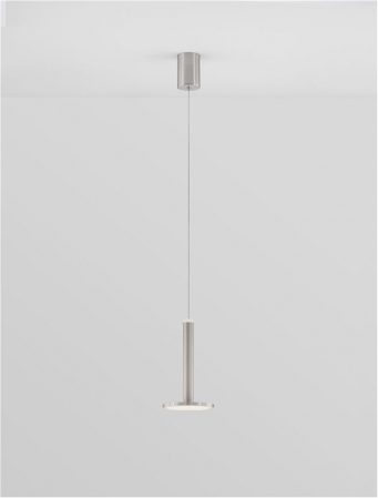 9695227 Pendul Nova Luce PALENCIA LED 10W 517lm 3000K Metal Satin Nickel Nedimabil IP20 [1]