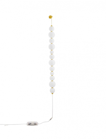 ILUMINAT INTERIOR - 9695244 Aplica Nova Luce PERLA LED 42W 3958lm 3000K Metal & Opal Glass Gold Dimabil Triac IP20