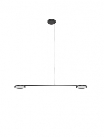 9695252 Lustra Nova Luce SCOPE LED 19W 2494lm 3000K Metal & Acrylic  Black Dimabil Triac IP20
