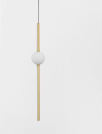 9695256 Pendul Nova Luce ACROBAT LED 19W 1131lm 3000K Aluminium & Opal Glass Black & Gold Nedimabil IP20 [3]