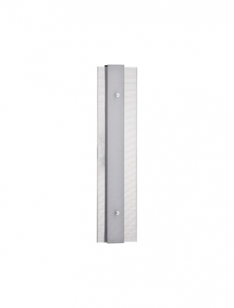 Moderne - 9695265 Aplica Nova Luce PAULINE LED 15W 1187lm 3000K Aluminium & Clear Glass Silver Nedimabil IP20