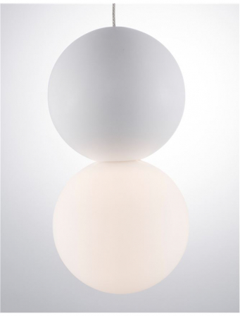 9704192 Pendul Nova Luce ZERO G9 1x5W   Gypsum & Aluminium & Opal Glass White  IP20 [4]