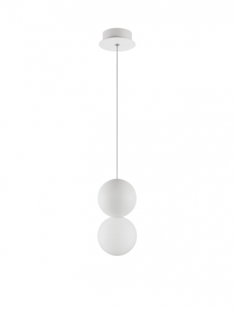 9704192 Pendul Nova Luce ZERO G9 1x5W   Gypsum & Aluminium & Opal Glass White  IP20