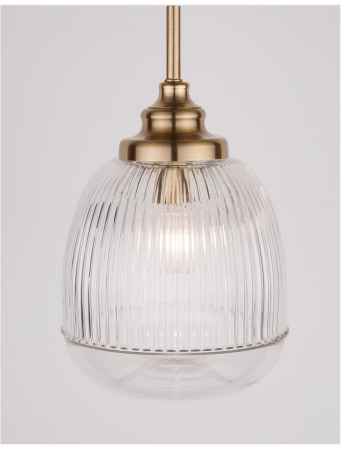 9738210 Suspensie Nova Luce MOND E14 1x5W lm  IP20 Metal & Clear Glass Satin Gold NOVALUCE [3]