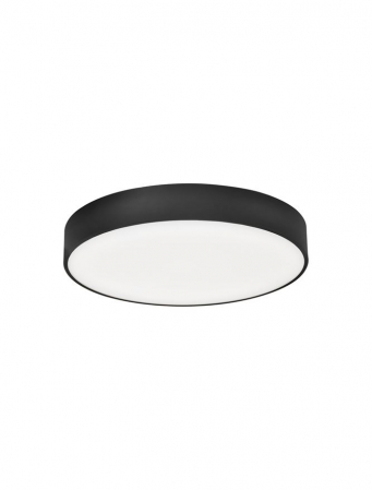 Moderne - 9756722 Plafoniera Nova Luce SOTTO LED 40W 1964lm 2700-3500-5000K Aluminium & Acrylic Sandy Black Dimabil CCT IP20