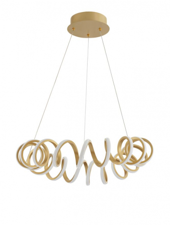 Lustre - 9817462 Suspensie Nova Luce ZINIA LED 45W 3375lm 3000K IP20 Aluminiu&Silicon Sandy Gold NOVALUCE
