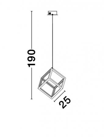 9818252 Suspensie Nova Luce GABBIA LED 45W 3375lm 3000K IP20 Aluminiu/Silicon Gold NOVALUCE [3]