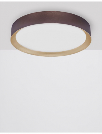 9818451 Plafoniera Nova Luce LUTON LED 47W 3525lm 3000K Aluminium Coffee Brown Nedimabil IP20 [3]