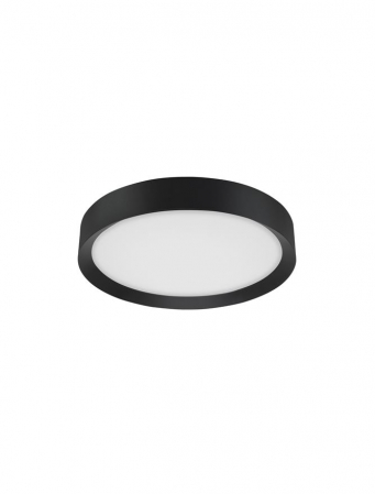 Moderne - 9818452 Plafoniera Nova Luce LUTON LED 47W 3525lm 3000K IP20 Aluminiu Matt Sandy Black NOVALUCE
