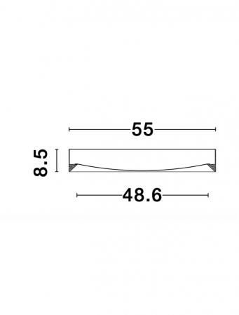 9818452 Plafoniera Nova Luce LUTON LED 47W 3525lm 3000K IP20 Aluminiu Matt Sandy Black NOVALUCE [6]
