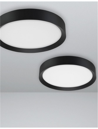 9818452 Plafoniera Nova Luce LUTON LED 47W 3525lm 3000K IP20 Aluminiu Matt Sandy Black NOVALUCE [4]