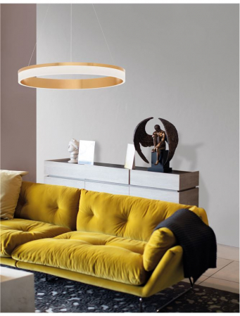 9818481 Suspensie Nova Luce COURTEZ LED 45W 3375lm 3000K IP20 Aluminiu/Acril Bronze [2]