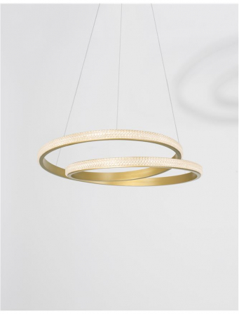 9818510 Suspensie Nova Luce GRANIA LED 25W 1900lm 3000K IP20 Aluminiu/Acril Matt Gold [2]