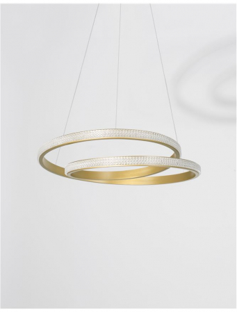 9818510 Suspensie Nova Luce GRANIA LED 25W 1900lm 3000K IP20 Aluminiu/Acril Matt Gold [1]