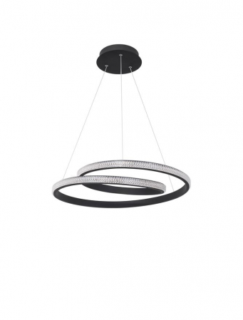 Lustre - 9818511 Suspensie Nova Luce GRANIA LED 25W 1900lm 3000K IP20 Aluminiu/Acril Sandy Black