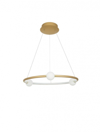 Lustre - 9820600 Suspensie Nova Luce CELIA LED 36W 2036lm 3000K IP20 Aluminiu Sticla Satin Gold