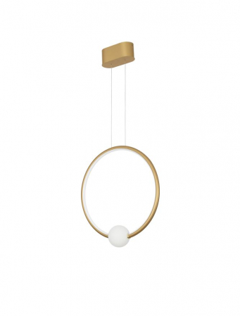 Lustre - 9820604 Suspensie Nova Luce CELIA LED 25,6W 1370lm 3000K IP20 Aluminiu Sticla Satin Gold NOVALUCE