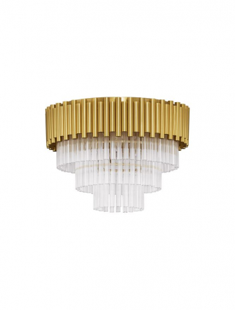 Cristal - 9824079 Lustra Nova Luce MAGNOLIA E14 6x5W   Aluminium & Crystal Gold  IP20