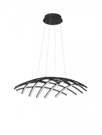 Lustre - 9848138 Suspensie Nova Luce NARVI LED 83W 4000lm 3000K IP20 Aluminiu/Acril Sandy Black