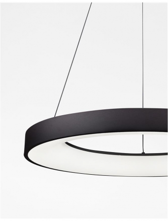 9853044 Lustra Nova Luce RANDO SMART LED 50W 2864lm 3000K Aluminium & Acrylic Sandy Black Dimabil CCT IP20 [4]