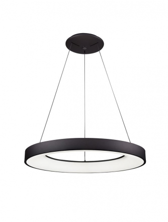 Lustre - 9853044 Lustra Nova Luce RANDO SMART LED 50W 2864lm 3000K Aluminium & Acrylic Sandy Black Dimabil CCT IP20