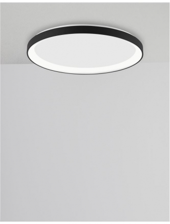 9853672 Plafoniera Nova Luce PERTINO LED 30W 1785lm 3000K Aluminium & Acrylic Sandy Black Dimabil Triac IP20 [2]