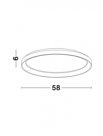 9853675 Plafoniera Nova Luce PERTINO LED 50W 3134lm 3000K Aluminium & Acrylic Sandy White Dimabil Triac IP20 [5]