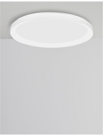 9853675 Plafoniera Nova Luce PERTINO LED 50W 3134lm 3000K Aluminium & Acrylic Sandy White Dimabil Triac IP20 [2]